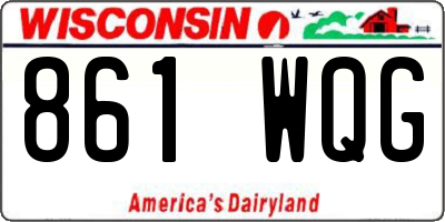 WI license plate 861WQG