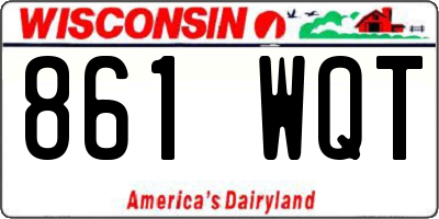 WI license plate 861WQT