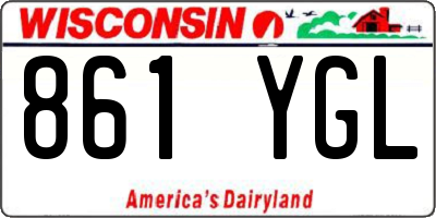 WI license plate 861YGL