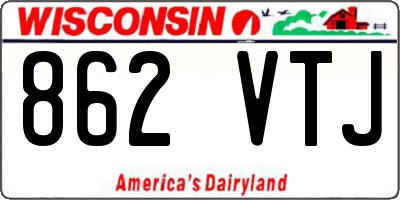 WI license plate 862VTJ