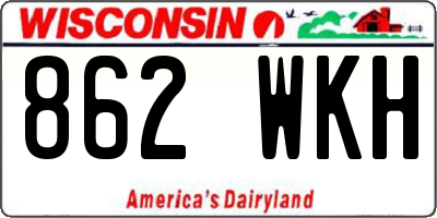 WI license plate 862WKH