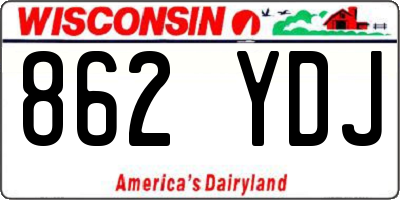 WI license plate 862YDJ