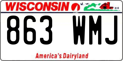 WI license plate 863WMJ