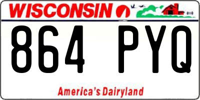 WI license plate 864PYQ