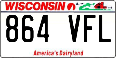WI license plate 864VFL