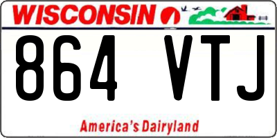 WI license plate 864VTJ
