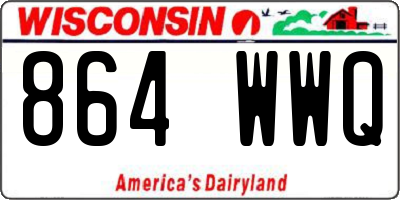 WI license plate 864WWQ
