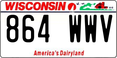 WI license plate 864WWV