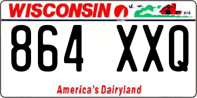 WI license plate 864XXQ