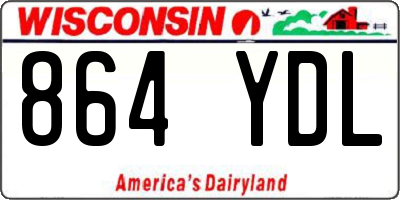 WI license plate 864YDL