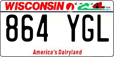 WI license plate 864YGL