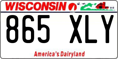 WI license plate 865XLY