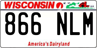 WI license plate 866NLM