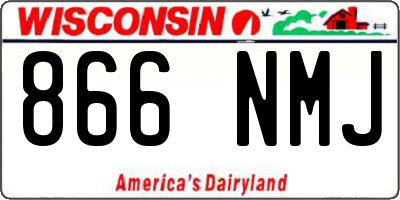 WI license plate 866NMJ