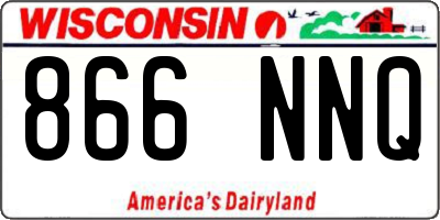 WI license plate 866NNQ