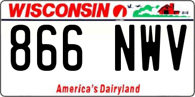 WI license plate 866NWV