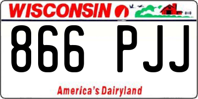 WI license plate 866PJJ