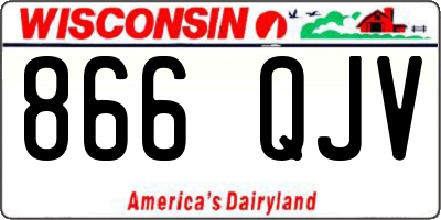 WI license plate 866QJV
