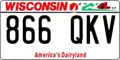 WI license plate 866QKV