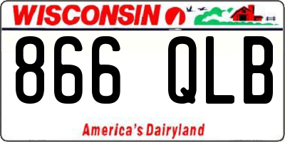 WI license plate 866QLB