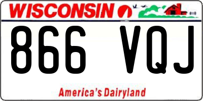 WI license plate 866VQJ