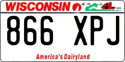 WI license plate 866XPJ