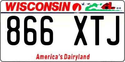 WI license plate 866XTJ