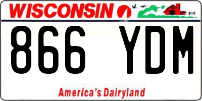 WI license plate 866YDM
