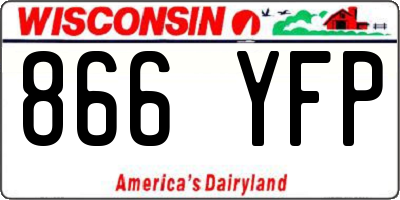 WI license plate 866YFP