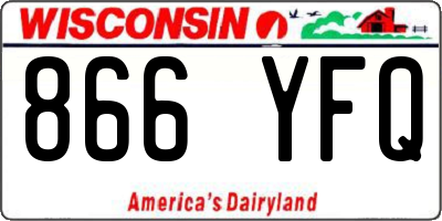 WI license plate 866YFQ