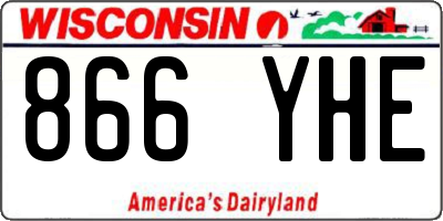 WI license plate 866YHE