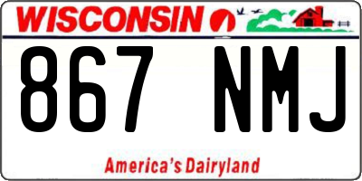 WI license plate 867NMJ
