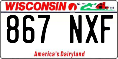 WI license plate 867NXF