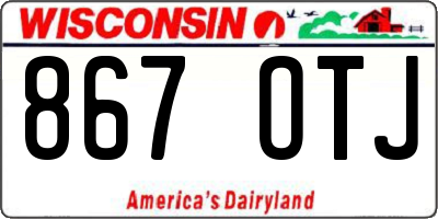 WI license plate 867OTJ