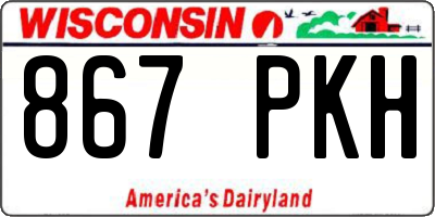 WI license plate 867PKH