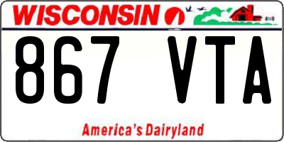 WI license plate 867VTA