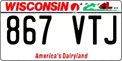 WI license plate 867VTJ