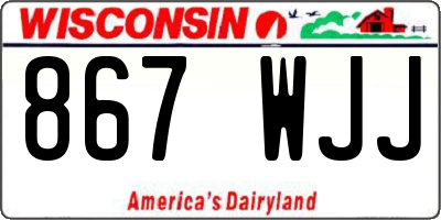 WI license plate 867WJJ