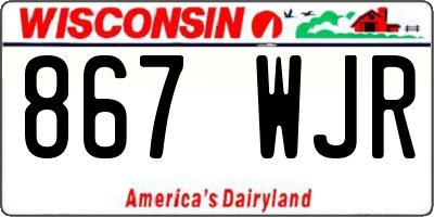 WI license plate 867WJR