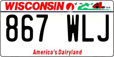 WI license plate 867WLJ