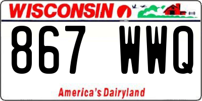 WI license plate 867WWQ