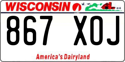 WI license plate 867XOJ