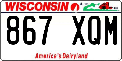 WI license plate 867XQM