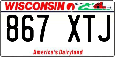 WI license plate 867XTJ