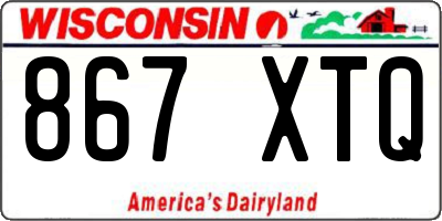 WI license plate 867XTQ