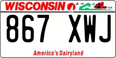 WI license plate 867XWJ