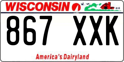 WI license plate 867XXK