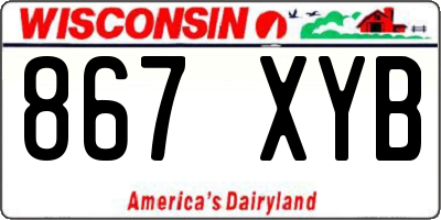 WI license plate 867XYB
