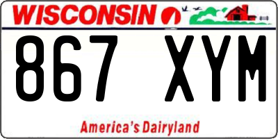 WI license plate 867XYM