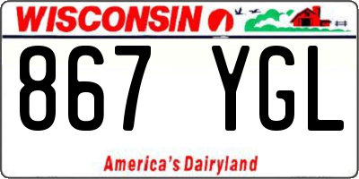 WI license plate 867YGL
